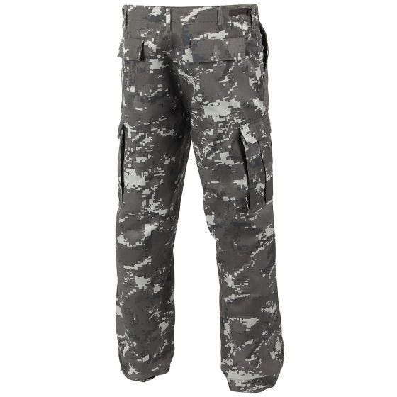 Mil-Tec pantaloni da combattimento Ranger BDU in Digital Black