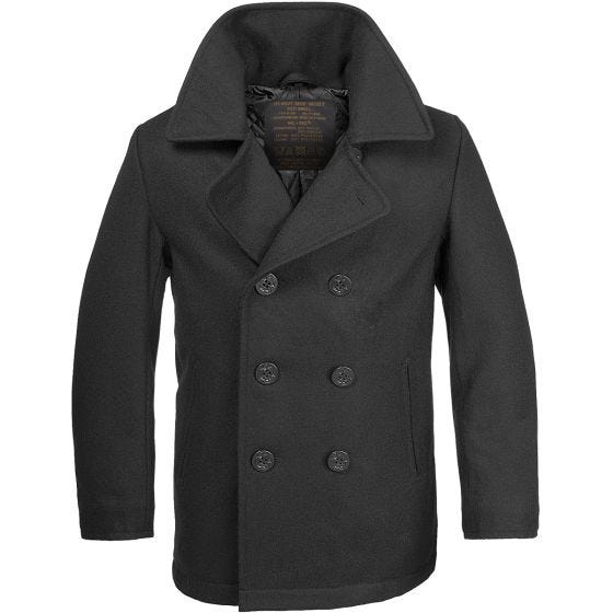 Mil-Tec cappotto Caban marina US in nero