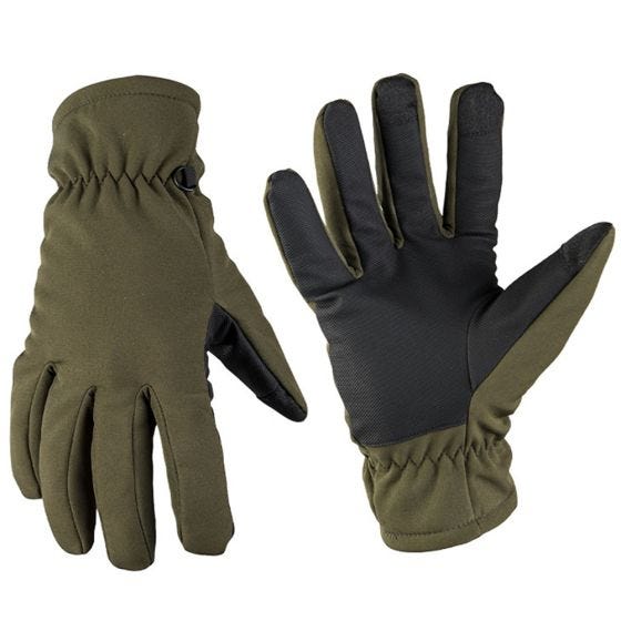 Mil-Tec guanti Softshell Thinsulate in verde oliva