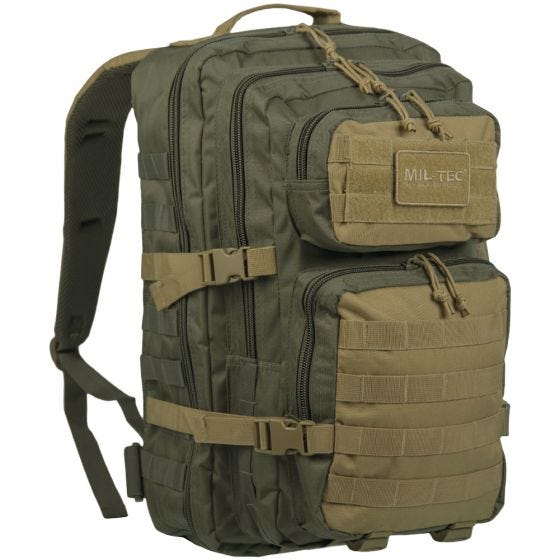 Mil-Tec zaino da assalto US large in Ranger Green/Coyote