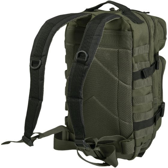 Mil-Tec zaino da assalto small US MOLLE in Ranger Green/nero