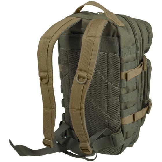Mil-Tec zaino da assalto small US MOLLE in Ranger Green/Coyote