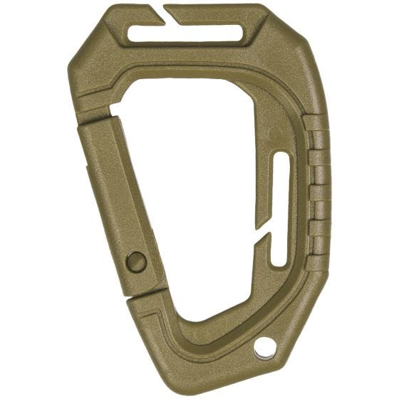 Mil-Tec moschettone tattico MOLLE set da 2 in Coyote