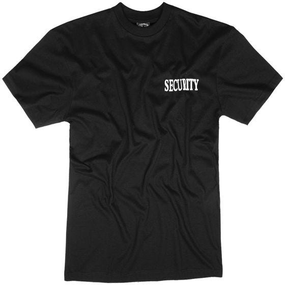 Mil-Tec T-shirt Double SECURITY Print - Nero