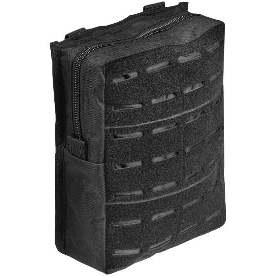 Mil-Tec astuccio da cintura tagliato a laser large in nero