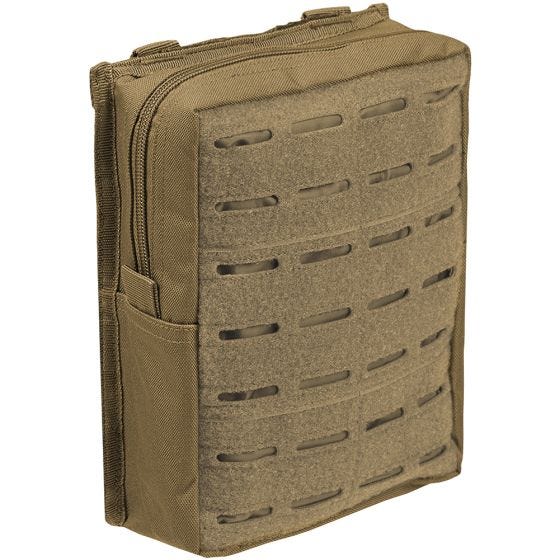 Mil-Tec astuccio da cintura tagliato a laser large in Dark Coyote