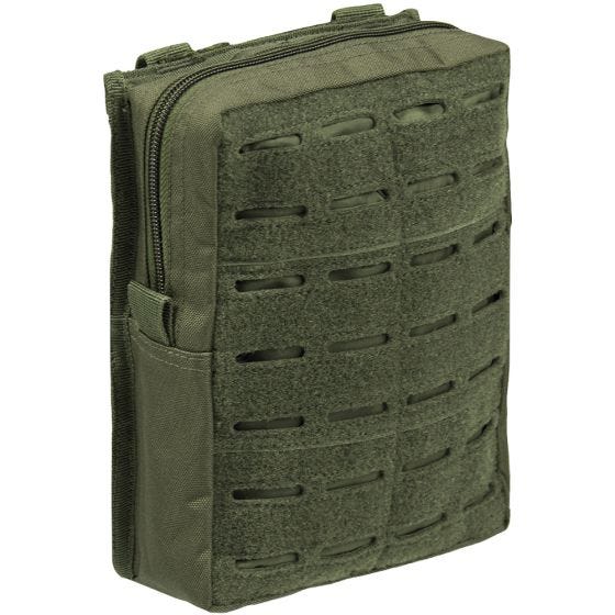 Mil-Tec astuccio da cintura tagliato a laser large in verde oliva