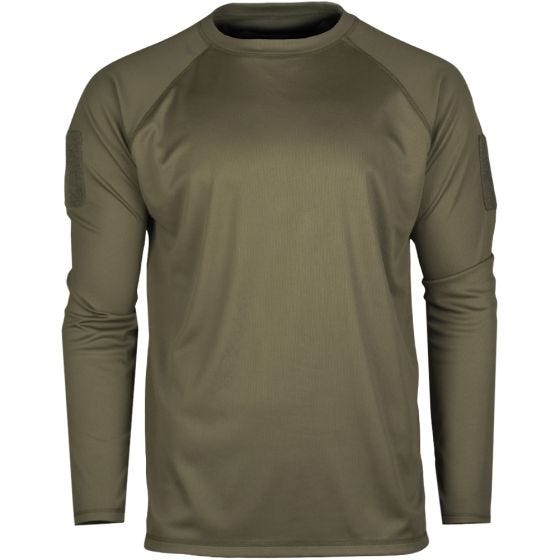 Mil-Tec maglia tattica a maniche lunghe Quick Dry in verde oliva