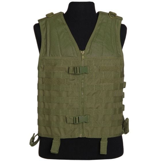 Mil-Tec gilet modulare MOLLE in verde oliva