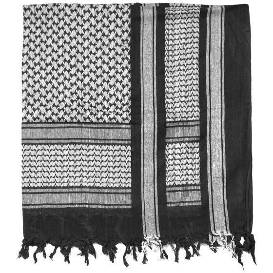 Brandit sciarpa/kefiah in nero/bianco