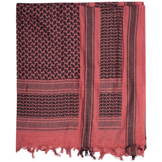 Mil-Tec sciarpa/kefiah in rosso/nero