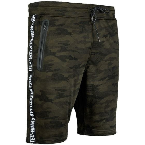 Mil-Tec Pantaloni corti Training - Woodland