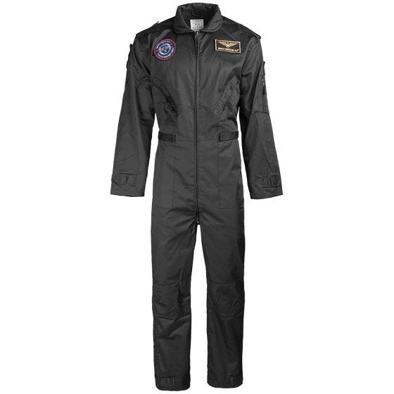 Mil-Tec Tuta da volo Kids US - Nero