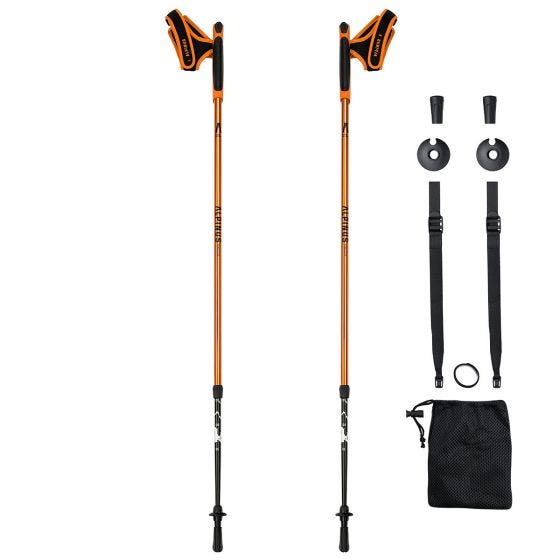 Alpinus Bastoncini trekking Tactical Kungsleden - arancione
