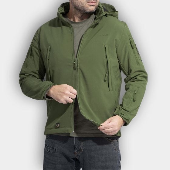 Pentagon giacca softshell Artaxes in verde oliva