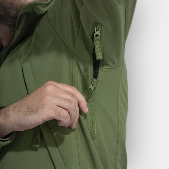Pentagon giacca softshell Artaxes in verde oliva