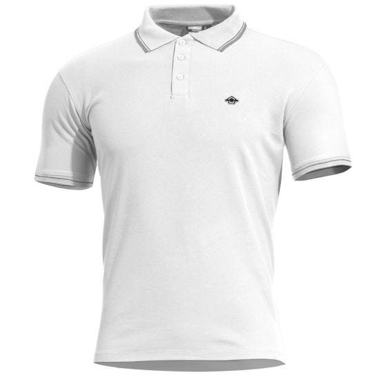 Pentagon Polo Aniketos Stripes - bianco