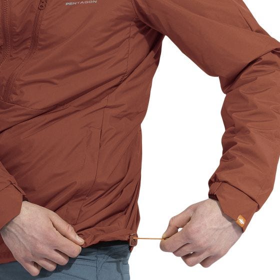Pentagon Giacca antivento Anemos - Maroon Red