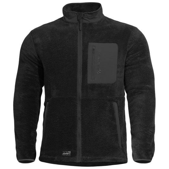Pentagon Maglione con zip Grizzly - Nero