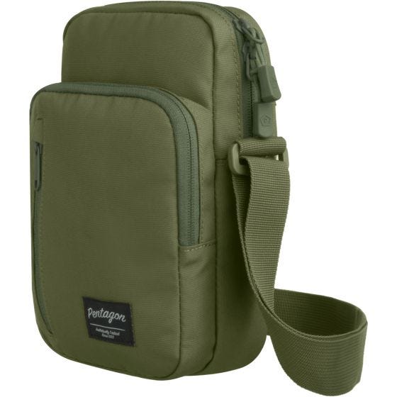 Pentagon borsa messenger Kleos in verde oliva