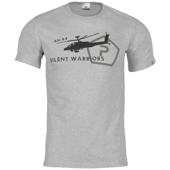 Pentagon T-Shirt Ring Spun Helicopter in mélange