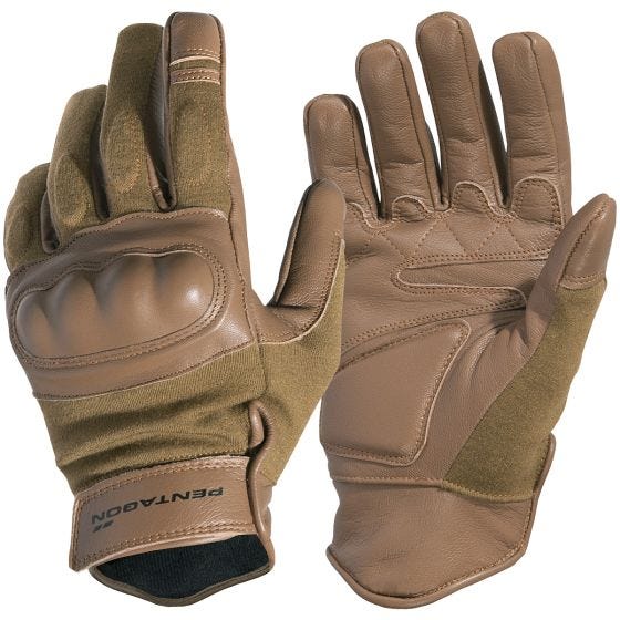 Pentagon guanti tattici Storm in Coyote