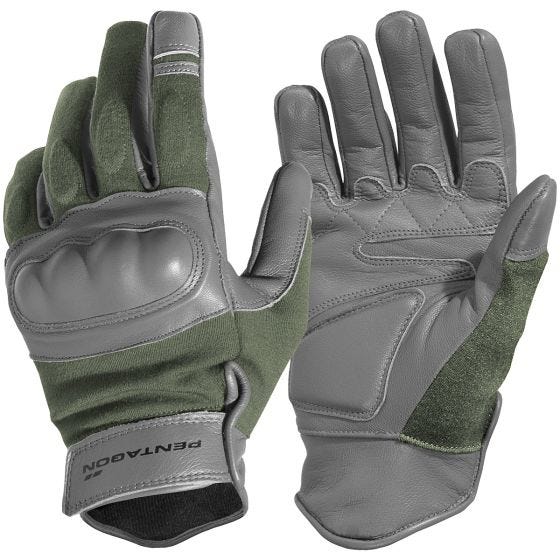 Pentagon guanti tattici Storm in verde oliva
