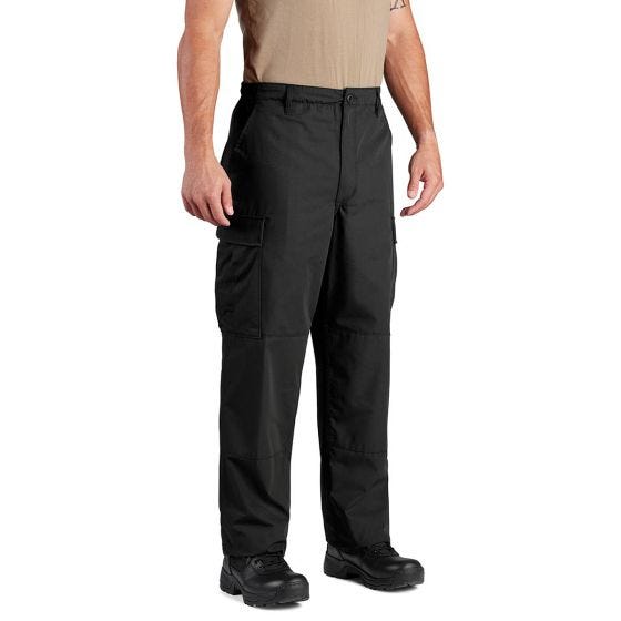 Propper Pantaloni con patta a bottoni BDU - Nero