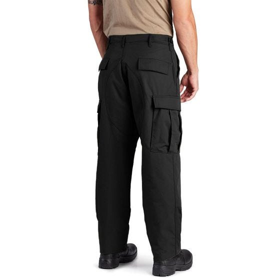 Propper Pantaloni con patta a bottoni BDU - Nero