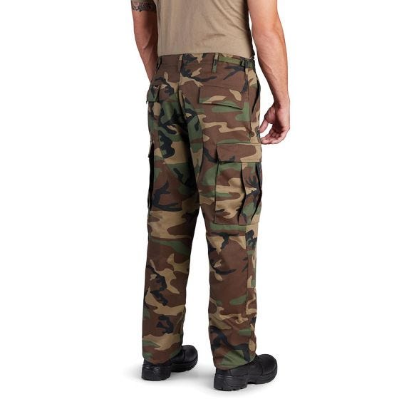 Propper Pantaloni con patta a bottoni BDU - Woodland