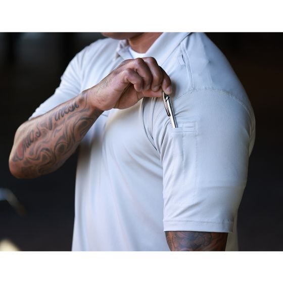 Propper Polo a maniche corte EdgeTec - Heather Grey