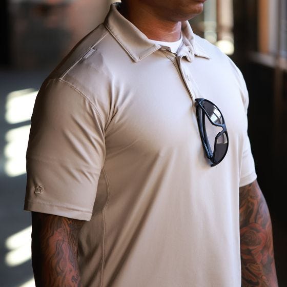 Propper Polo a maniche corte EdgeTec - Heather Grey