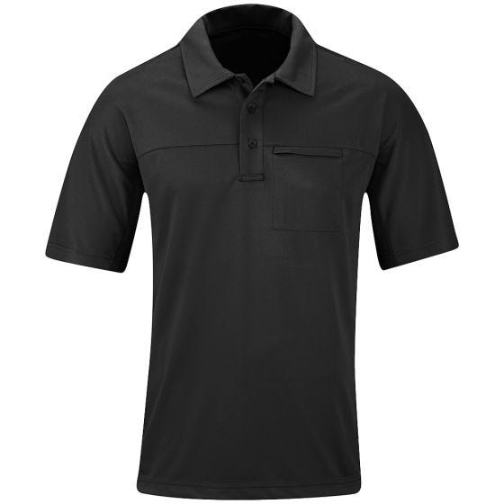 Propper Polo da uomo HLX a mezza manica in nero