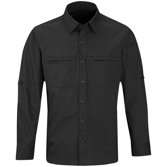 Propper camicia da uomo HLX a maniche lunghe in nero