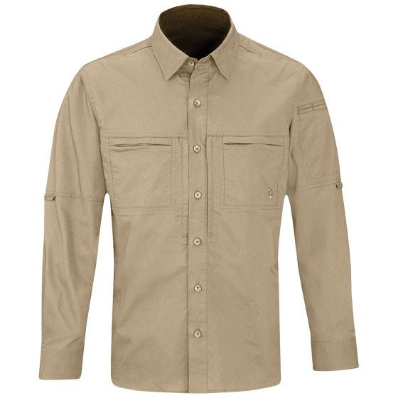 Propper camicia da uomo HLX a maniche lunghe in Khaki