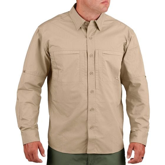 Propper camicia da uomo HLX a maniche lunghe in Khaki