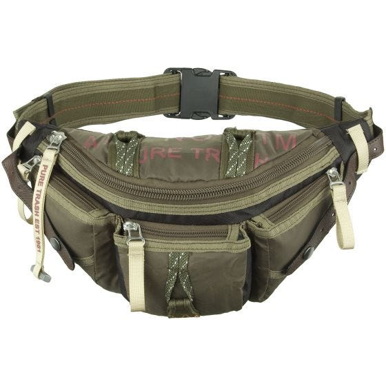 Pure Trash marsupio in OD Green