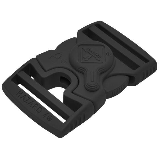 Hazard 4 Fibbia a sgancio laterale con bloccaggio roto - Nero