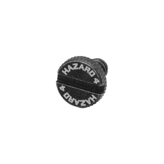 Hazard 4 Vite con intaglio zigrinato - Nero