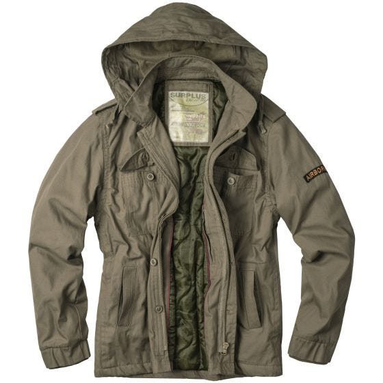 Surplus giacca Airborne in verde oliva