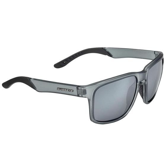 Swiss Eye Occhiali da sole Life - Lente FM fumé / Montatura Crystal Grey Matt/Nera