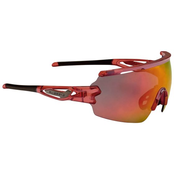 Swiss Eye Occhiali da sole Signal RX Lente - Revo rosso fumo nero / montatura in cristallo laser lucido rosso/nero