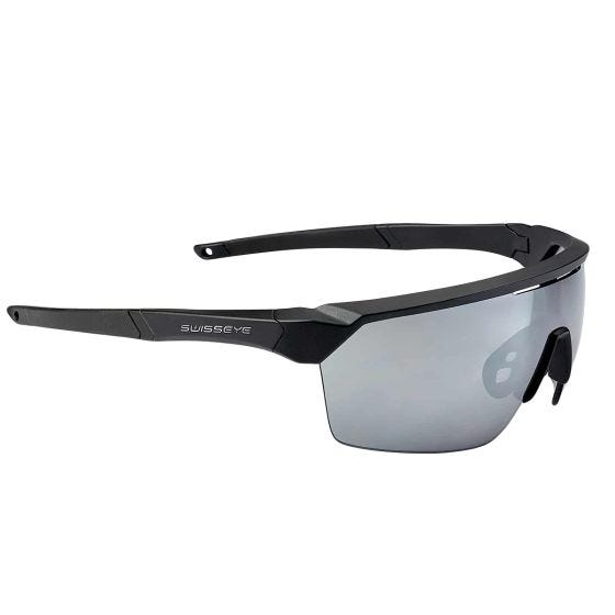 Swiss Eye Occhiali da sole Sprint RX - Lente FM fumo/Canna di fucile, montatura opaca/nera