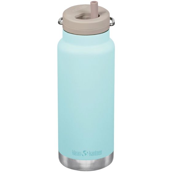 Klean Kanteen borraccia termica TKWide 946ml Twist Cap w/Straw - Blue Tint