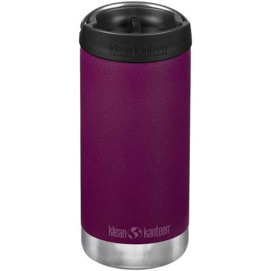 Klean Kanteen borraccia termica TKWide con tappo tazza caffè takeaway 355ml - Purple Potion