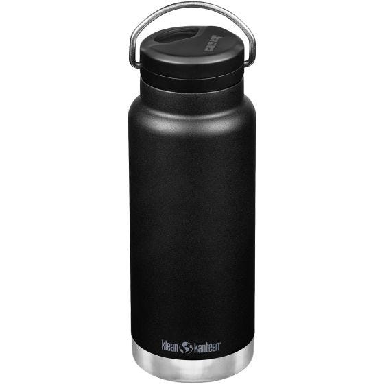 Klean Kanteen borraccia termica TKWide 946ml Twist Cap w/Straw - Nero
