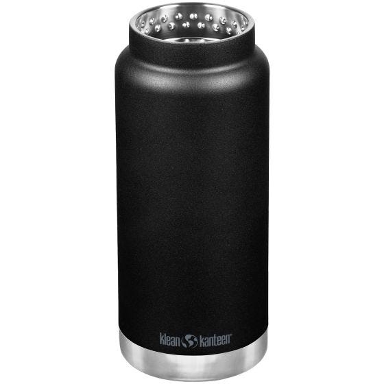 Klean Kanteen borraccia termica TKWide 946ml Twist Cap w/Straw - Nero