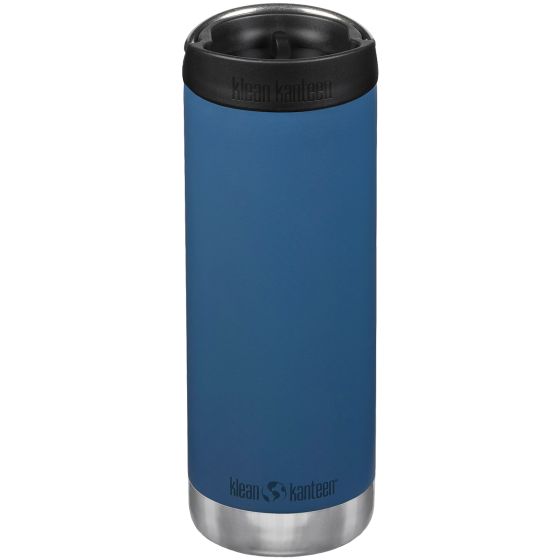 Klean Kanteen borraccia termica TKWide con tappo tazza caffè takeaway 473ml - Real Teal