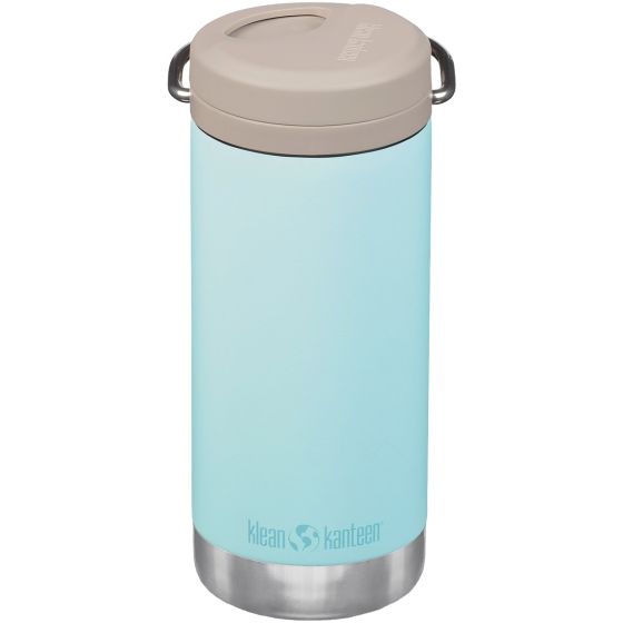 Klean Kanteen Borraccia isotermica TKWide 355ml Twist Cap w/Straw - Blue Tint
