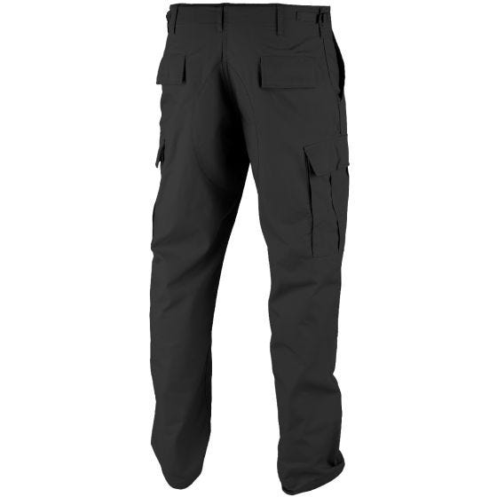 Teesar pantaloni BDU in ripstop in nero
